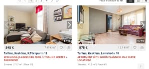 3 room apartments in Tallinn jpg
