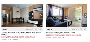 2 room apartments in Tallinn jpg